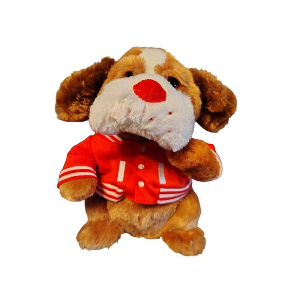 Cuddle Barn Scrappy Dog Plush, Signing Dancing Sings Do You Love Me Flapping Ear - Picture 1 of 3